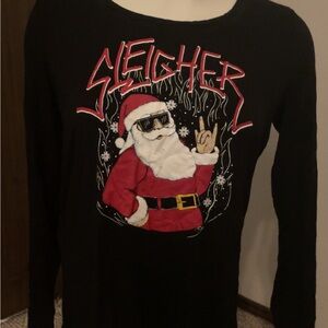 Torrid Super Soft Black “Sleigher” Sleep Shirt